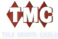 Logo de TMC avec lettres blanches utilisé du 1er juillet 1989 à 1990.