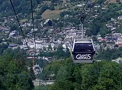Le téléphérique en juillet 2023.