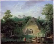 Tableau de Claude-Louis Châtelet, illustrant la pyramide de Mauperthuis.