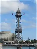 Téléphérique du port de Barcelone (vue 2) .