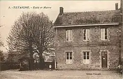 Mairie-école avant 1940.