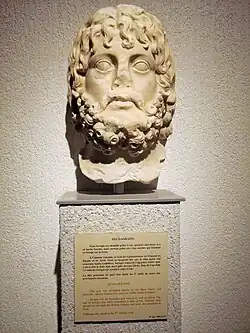 Tête de Zeus Sarapis.