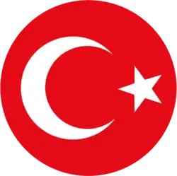 alt=Écusson de l' Équipe de Turquie