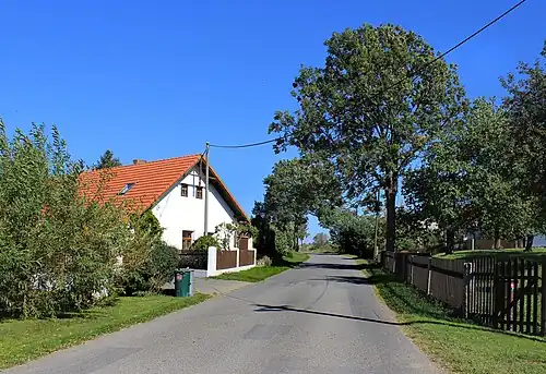 Babín : route de Drahoňov.