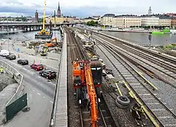 Rénovation du pont en 2019.