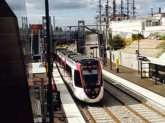 Rame en gare d'Épinay - Villetaneuse.