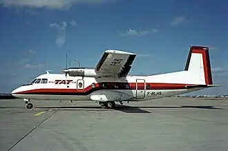 Nord 262 de la TAT/Rousseau Aviation en 1976