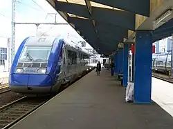 Arrêt d'une Z 21500 pour Quimper.
