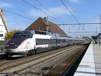 Rame TGV Réseau bicourant.