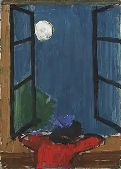 Jeune fille à la fenêtre.