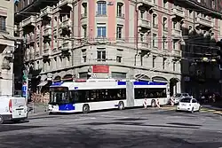 Trolleybus Hess Swisstrolley 4 des TL