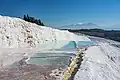 Source pétrifiante de Pamukkale en Turquie.