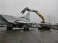 Un Tu-22M destiné à la ferraille.