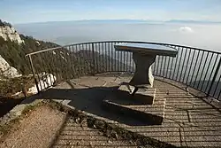 Table d'orientation au mont de Baulmes