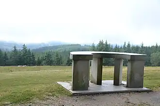 La table d'orientation.