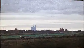 Scène de labours en Beauce, huile sur toile, musée des beaux-arts de Chartres.