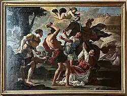 Lapidation de saint Étienne, attribué à Charles Mellin.