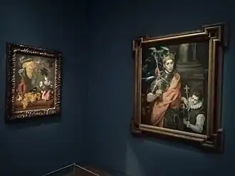 Nature morte de Juan de Espinosa et le roi de France Saint-Louis d'El Greco.