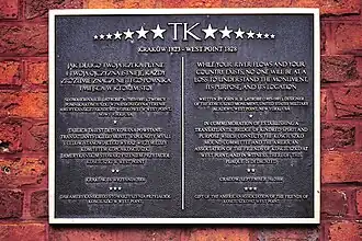 Plaque commémorative dévoilée en 2008.