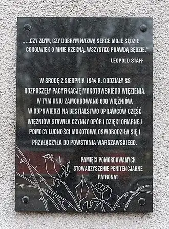 Image illustrative de l’article Massacre dans la prison de Mokotów