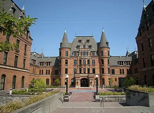Hôtel Olympic, Blackwell Point, Tacoma, Washington (1891–1893). Aujourd'hui Stadium High School .