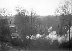 Tramway de Verneuil au Trois-moulins, vers 1925. © Archives Jonot