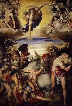 Conversion de Saint Paul, 1564, saint Marcel al Corso, Rome.