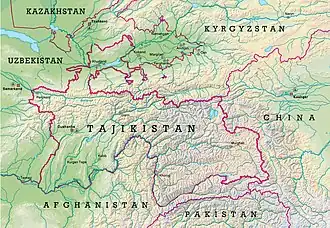 Image illustrative de l’article Frontière entre le Kirghizistan et le Tadjikistan