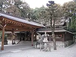 Entrée du sanctuaire.