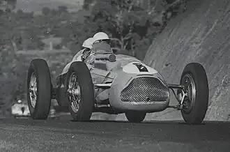 Talbot Lago T26C conduite par Doug Whiteford&nbsp;(en) au Grand Prix d'Australie de 1952.