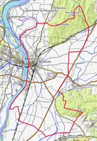 Carte topographique.