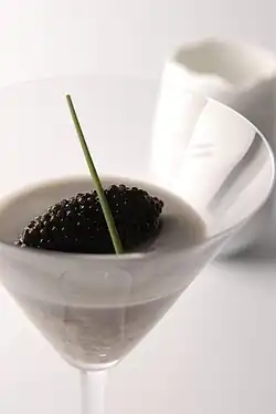Tartare huitre caviar Hélène Darroze