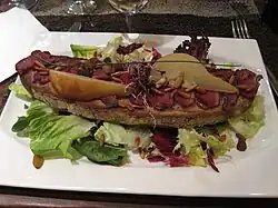 Tartine de magret.