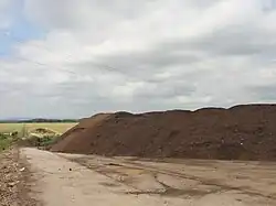 Plateforme de compostage.