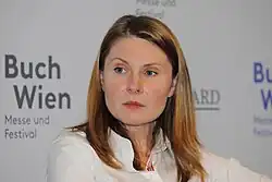 Description de l'image Tatiana Tibuleac - Buch Wien 2023.JPG.