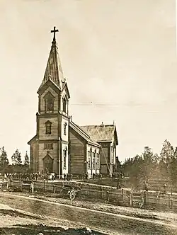 Ancienne église de Taulumäki à Jyväskylä.