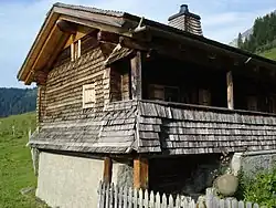 Chalet de Taveyanne près de Villars-sur-Ollon, Suisse.