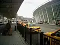 Les taxis jaunes à l'aéroport JFK.