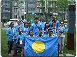 L'équipe des Palaos aux Jeux olympiques en 2008