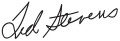 Signature de Ted Stevens