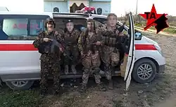 Unité médicale de combat TA, Baghouz Fawqani, février 2019.