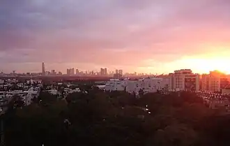Ligne d'horizon de Tel Aviv.