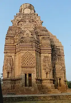 Teli ka Mandir, fort haut, Gwalior. Temple de Shiva, VIIIe&nbsp;siècle ?. Calcaire ?