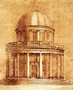 Studio del Tempietto del Bramante, Gabinetto dei disegni e delle stampe degli Uffizi