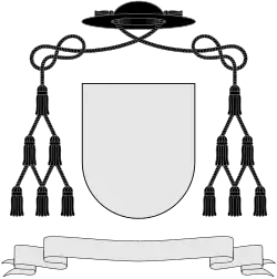 Ornements extérieurs de l'écu des protonotaires apostoliques honoraires.