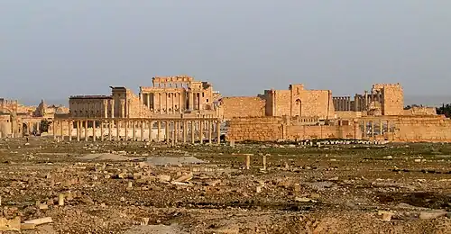 Site de Palmyre, à l'Ouest de la Syrie.