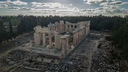 Temple de Zeus à Cyrène (Libye).
