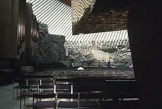 Église Temppeliaukio d'Helsinki.