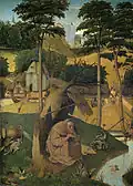 Jérôme Bosch, La Tentation de saint Antoine, après 1490