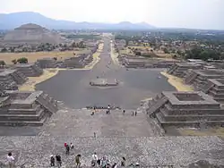 Teotihuacan, ville préhispanique.